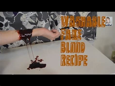 does fake blood wash out of clothes|does red blood wash clothes.